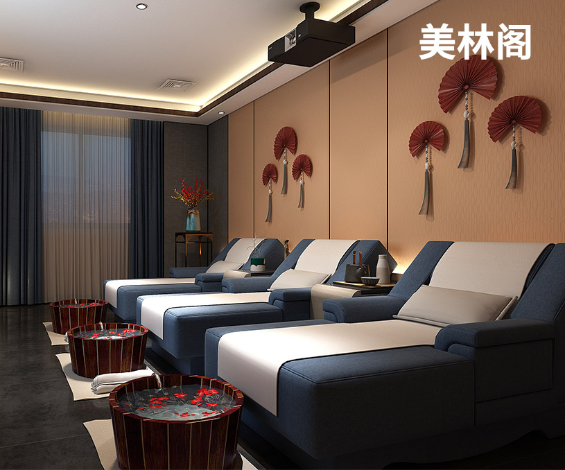 美琳閣足療養生館品牌網站建設制作案例